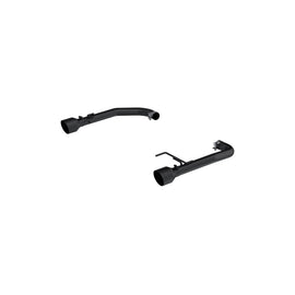 MBRP Armor BLK Series 2.5-Inch Axle Back Exhaust System for Ford Mustang 2015-2019 with Black Coated Tips