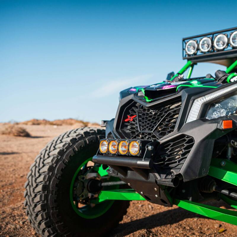 KC HiLiTES FLEX ERA 10-Inch LED Light Bar - Master Kit with Combo and Spot Lenses