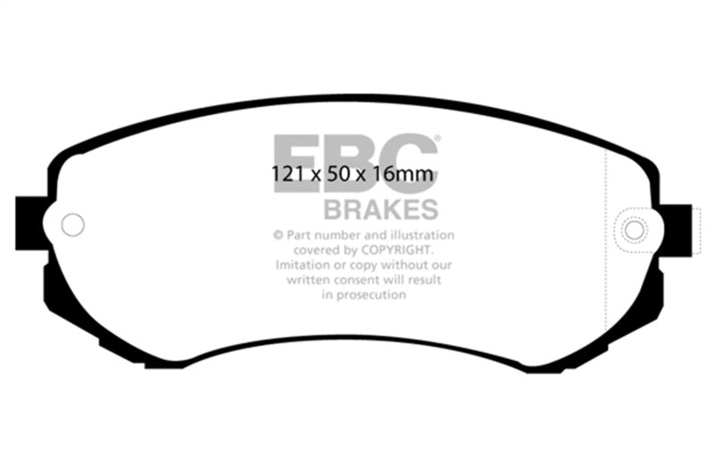 EBC Ultimax2 UD422 Front Brake Pads for 1989-1996 Nissan 240SX