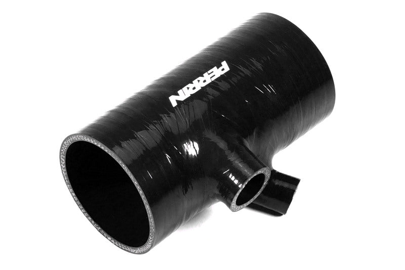 Perrin Performance Turbo Inlet Hose with Turbo Adapter Flange for Subaru WRX and LGT/OBXT (Short) - Black