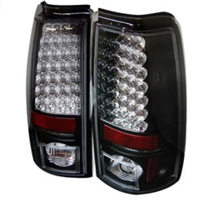 Spyder Chevy Silverado 1500 99-02 LED Tail Lights Black - Part #spy5002044