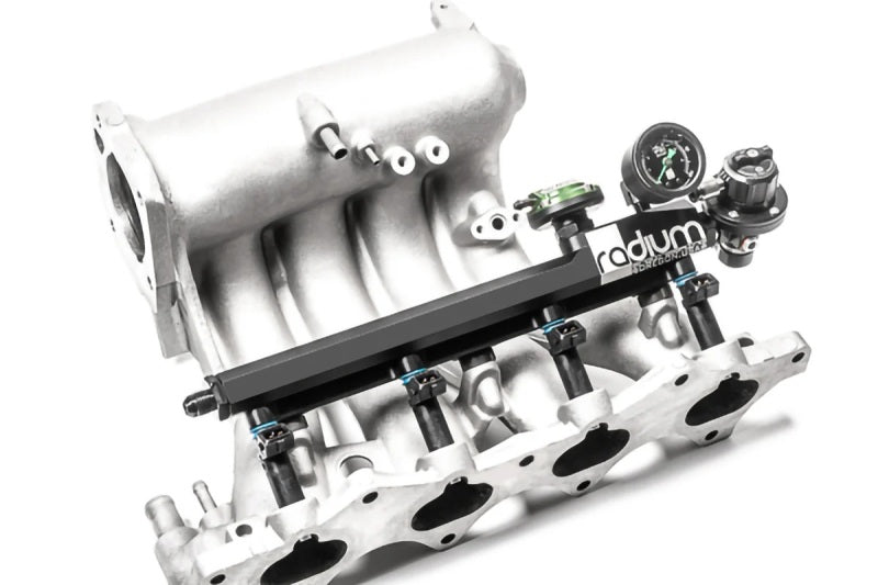 Radium Engineering Honda B-Series Fuel Rail - CNC Aluminum, Anodized, E85 Compatible with 8AN ORB Female Ports