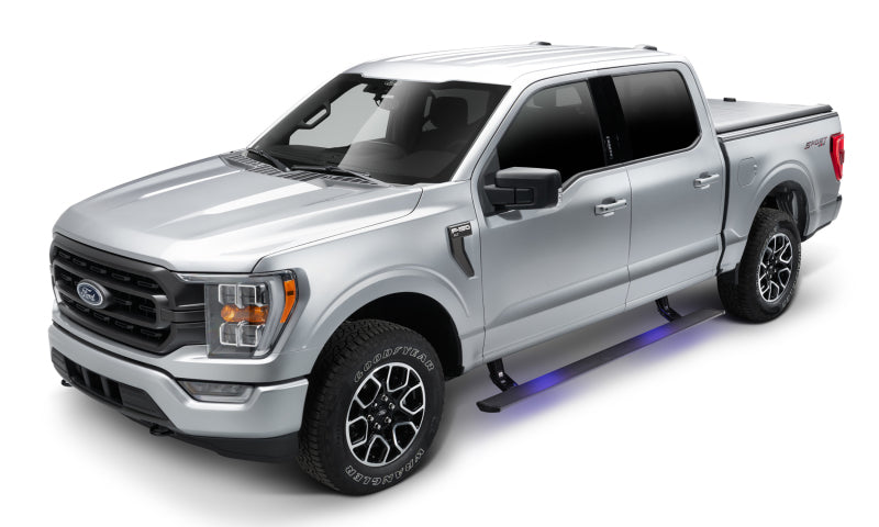 AMP Research PowerStep Plug-N-Play Automatic Running Boards for 2021-2025 Ford F-150 - Black