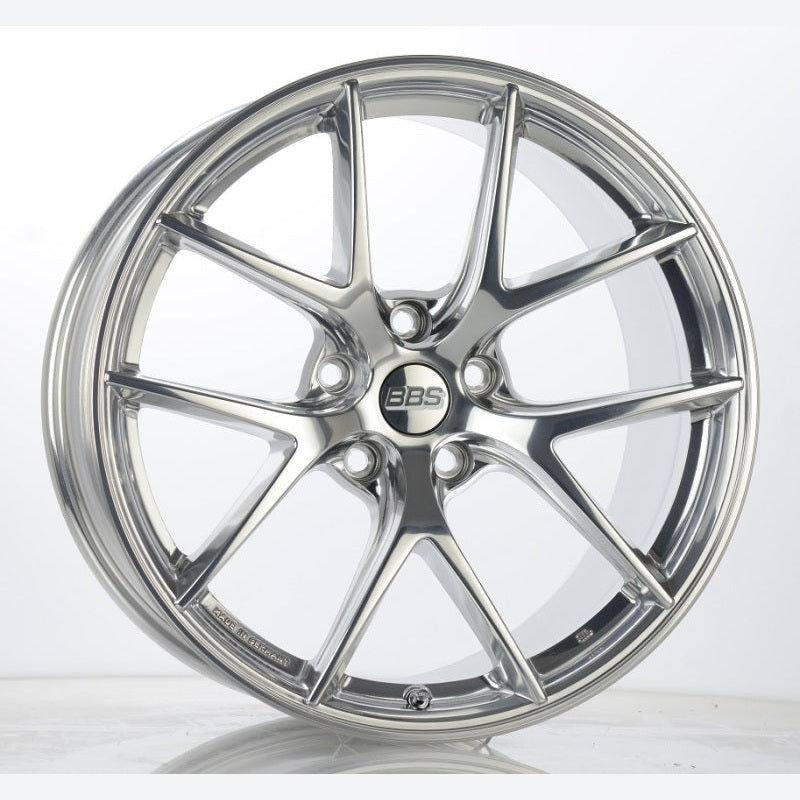 BBS CI-R 19x9 Inch 5x120 Bolt Pattern Ceramic Polished Wheel with Rim Protector * Part No. BBS CI2203CP