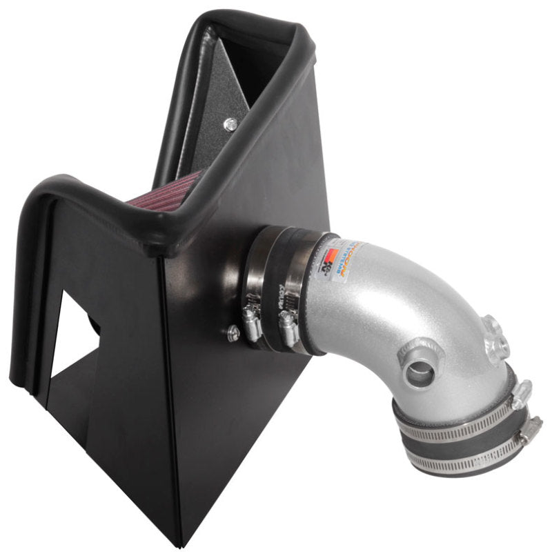 K&N Engineering Part Number KN69-5320TS Silver Typhoon Short Ram Intake for Kia Stinger 2.0L Turbo and Genesis G70 2.0L
