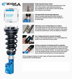 Cusco Street Zero-A Coilover Kit for 2022+ Subaru WRX - Part Number cus6A3 61N CN