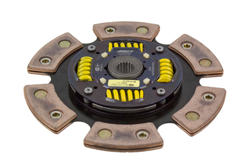 ACT 6214114 6-Pad Sprung Race Disc for Nissan and Infiniti – High-Performance Ceramic Friction Material