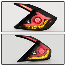 Load image into Gallery viewer, Spyder 16-18 Honda Civic 4-Door Light Bar LED Tail Lights - Black Smoke