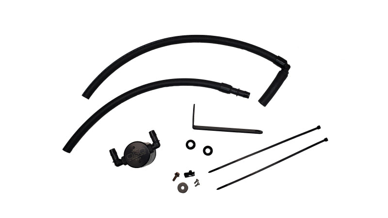 J&L JLT3117P-B 3.0 Passenger-Side Oil Separator, Black Anodized for 2022-2024 Subaru BRZ and Toyota GR86 2.4L