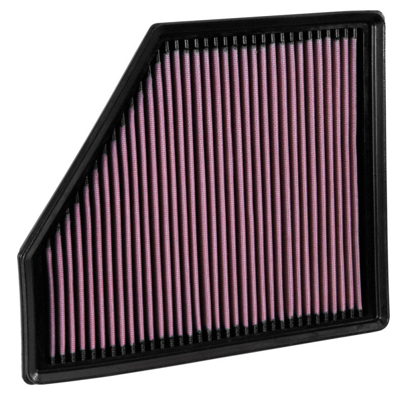 K&N Engineering High-Flow Drop-In Air Filter for 2016-2020 Chevrolet Camaro SS 6.2L - Model KNJ33-5047