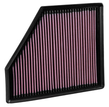 Load image into Gallery viewer, K&amp;N Engineering High-Flow Drop-In Air Filter for 2016-2020 Chevrolet Camaro SS 6.2L - Model KNJ33-5047