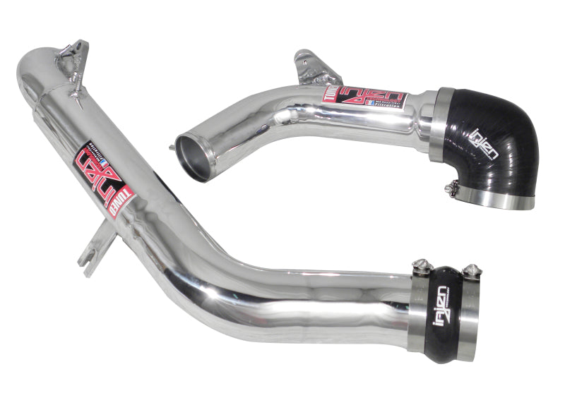 Injen 11-14 Nissan Juke 1.6L Turbo Upper Intercooler Pipe Kit - Performance Aluminum Piping with Silicone Couplers and Clamps