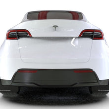 Load image into Gallery viewer, Rally Armor 20-26 Tesla Model Y Juniper Y Black Mud Flap with Metallic Black Logo - Part Number RALMF72-UR-BLK/MBK