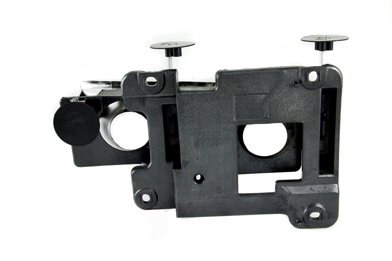 ANZO 1988-1998 Chevrolet C1500 Crystal Headlights with Chrome Housing and Clear Lens (Pair) - Part ANZ111136