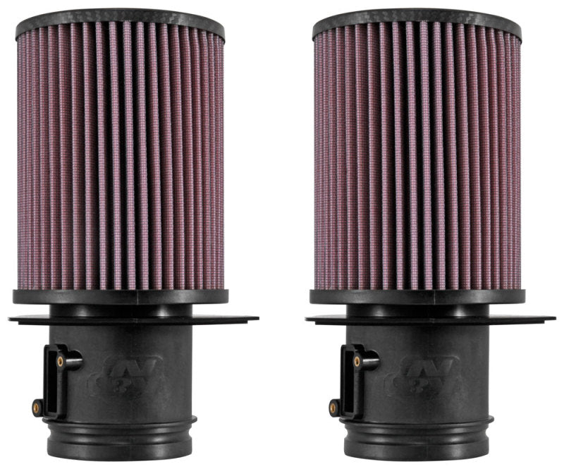 K&N Engineering E-0658 High-Flow Reusable Air Filter for 2014-2017 Audi R8 and 2015 Lamborghini Huracan