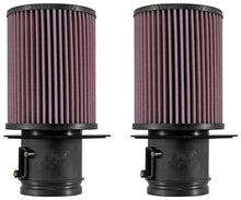 Load image into Gallery viewer, K&amp;N Engineering E-0658 High-Flow Reusable Air Filter for 2014-2017 Audi R8 and 2015 Lamborghini Huracan