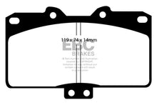 Load image into Gallery viewer, EBC Redstuff Ceramic Front Brake Pads DP31097C for Mitsubishi 3000GT and Dodge Stealth