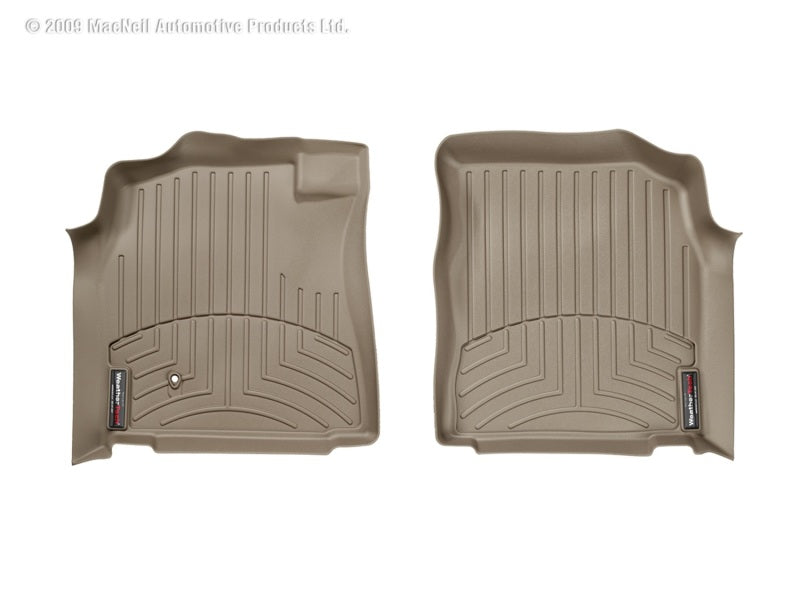 WeatherTech DigitalFit Front FloorLiner for Toyota Tundra and Sequoia 2005-2007 in Tan