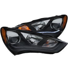 Load image into Gallery viewer, ANZO 2013-2015 Hyundai Genesis Projector Headlights with Plank Style Design and Black Housing