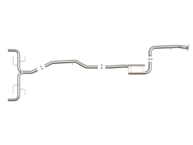 aFe Mach Force-Xp 2 Inch to 2-1/2 Inch Stainless Steel Cat-Back Exhaust System for 2017-2020 Alfa Romeo Giulia L4-2.0L