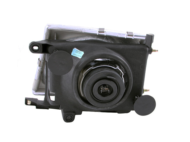 ANZO 1997-2000 Toyota Tacoma Crystal Headlights with Clear Lens and Chrome Housing