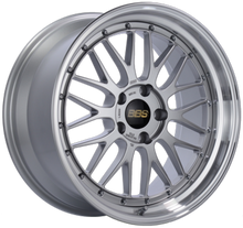 Load image into Gallery viewer, BBS LM 18x8 Wheel - 5x112 Bolt Pattern, ET45 Offset, Diamond Silver Finish with Diamond Cut Lip