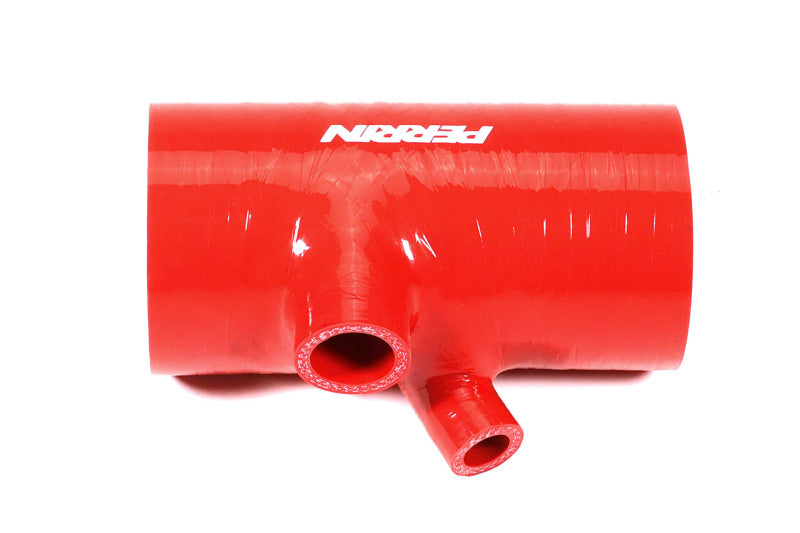 Perrin Performance Turbo Inlet Hose with Adapter Flange for 2022-2024 Subaru WRX and 2020-2025 LGT & OBXT * Red