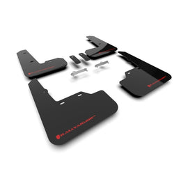 Rally Armor 22-25 Subaru WRX Black UR Mud Flap with Red Logo – Durable Polyurethane Weather-Resistant Mud Guard