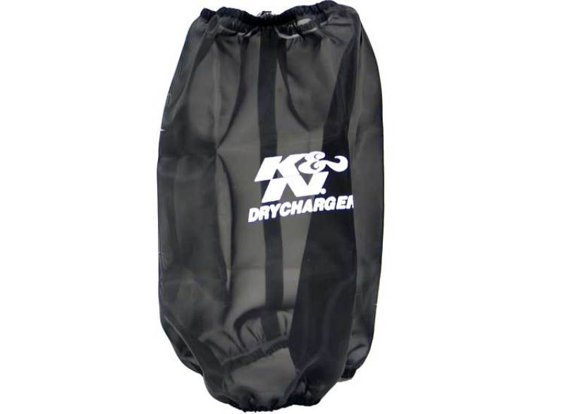 K&N Engineering Round Tapered Black Drycharger Air Filter Wrap * 6.625in Base ID / 5.25in Top ID / 9.5in Height