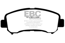 Load image into Gallery viewer, EBC Greenstuff 2000 Series Sport Brake Pads for Nissan Maxima and Juke * Front, Part No. EBC DP21954