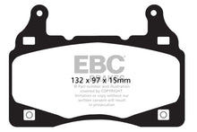 Load image into Gallery viewer, EBC Redstuff Ceramic Low Dust Front Brake Pads for Chevrolet Camaro 2011-2015