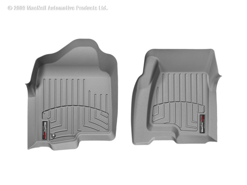 WeatherTech DigitalFit Front FloorLiner for 2002-2004 Chevy Avalanche 1500 and Suburban 1500 in Gray (Part #WET460031)