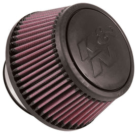 K&N Engineering Universal Round Clamp-On Air Filter 3-Inch Flange, 6-Inch Base OD, 4.625-Inch Top OD, 3-Inch Height