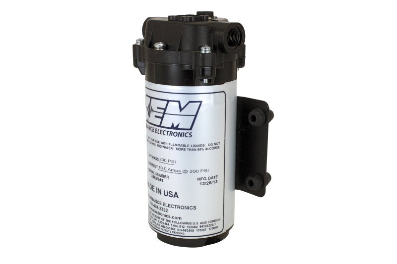 AEM Water/Methanol Injection 200psi Recirculation Pump with 3/8-Inch NPT Fittings