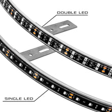 Load image into Gallery viewer, Oracle Lighting Double-Wide LED Wheel Ring Kit - 16.5 Inch White Illuminated Aluminum Rings