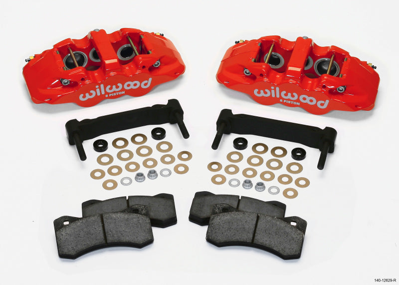 Wilwood Aero6 Front Caliper & Bracket Kit for 1997-2013 Chevrolet Corvette with OEM Z51 Rotors