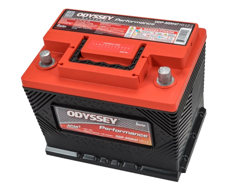 Odyssey Battery AGM2 Automotive Battery Part OdyODP-AGM47 H5 L2 for Volkswagen and Audi