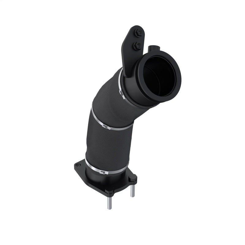 MBRP 17-26 Chevrolet Silverado and GMC Sierra L5P 3.5 Inch Black Turbocharger Down Pipe
