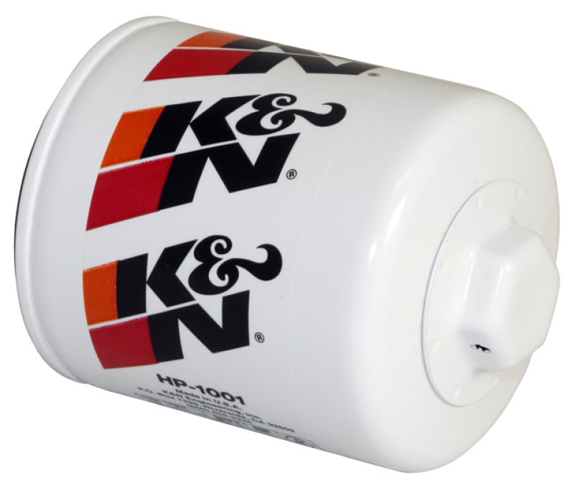 K&N Engineering HP-1001 Premium Oil Filter for Cadillac, Saab, Buick, GMC, and Pontiac Vehicles
