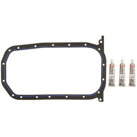 Fel-Pro Hyundai Accent OS 30780 Engine Oil Pan Gasket Set with High-Temperature Rubber-Coated Fiber