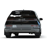 Rally Armor 2025 Hyundai Ioniq 5 PE Black UR Mud Flap with Metallic Black Logo
