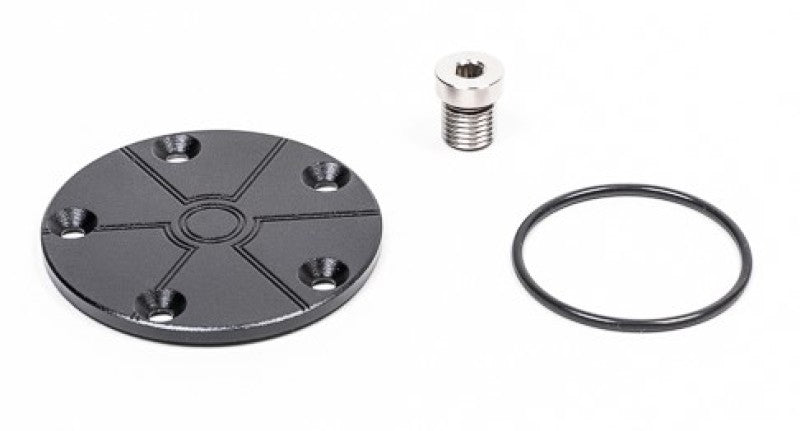 Radium Engineering Fuel Hanger FPR Block Off Kit - Convert Radium Built-In Pressure Regulators to Return System
