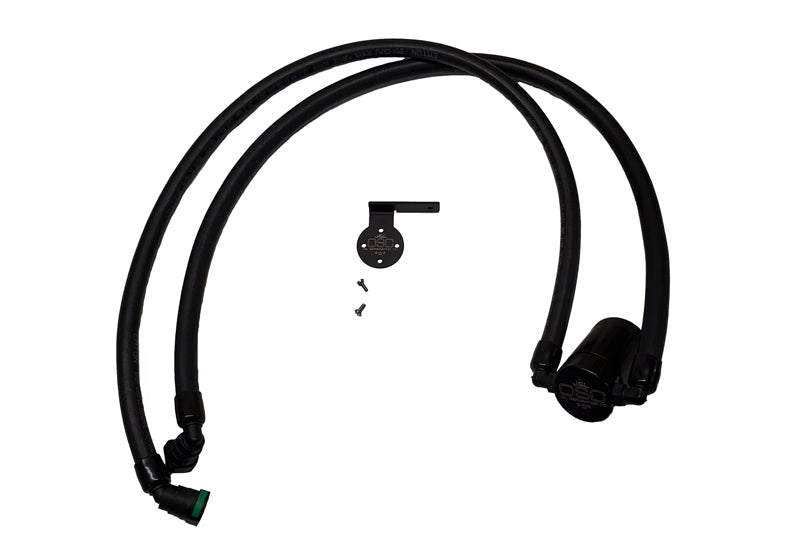 J&L JLT3028P-B 3.0 Oil Separator, Passenger Side, Black Anodized for 2021-2026 Ford F-150 3.5L PowerBoost