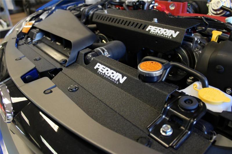 Perrin Performance Black Radiator Shroud for 2008-2014 Subaru WRX & STI, 2008-2012 Impreza