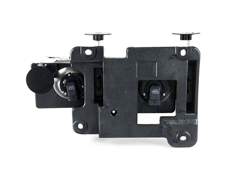 ANZO 1988-1998 Chevrolet C1500 Crystal Headlight Set with Chrome Housing and Clear Lenses