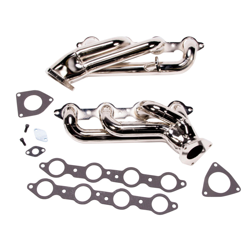 BBK Performance 99-04 GM Truck & SUV 6.0L Shorty Tuned Length Exhaust Headers with Titanium Ceramic Finish