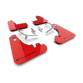Rally Armor UR Series Red Mud Flap with Black Logo for Subaru BRZ and Toyota GR86
