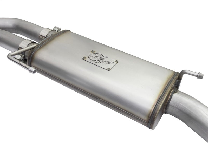 aFe Rebel Series Dual Center Exit Cat-Back Exhaust System for Ford F-150 2004-2008 with V8 Engines