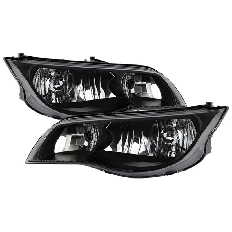 SPYDER xTune Saturn ION Coupe 2003-2007 OEM Style Headlights - Black HD-JH-SAION-2D-BK
