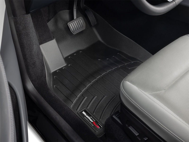 WeatherTech FloorLiner DigitalFit Front Floor Mats Black for 2026 Tesla Model Y, Part 4419431